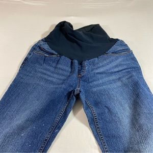 Motherhood Maternity Flare Jeans Medium size Distressed jeans